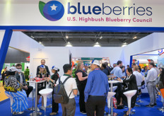 Afternoon reception at the US High Bush Blueberry Council.